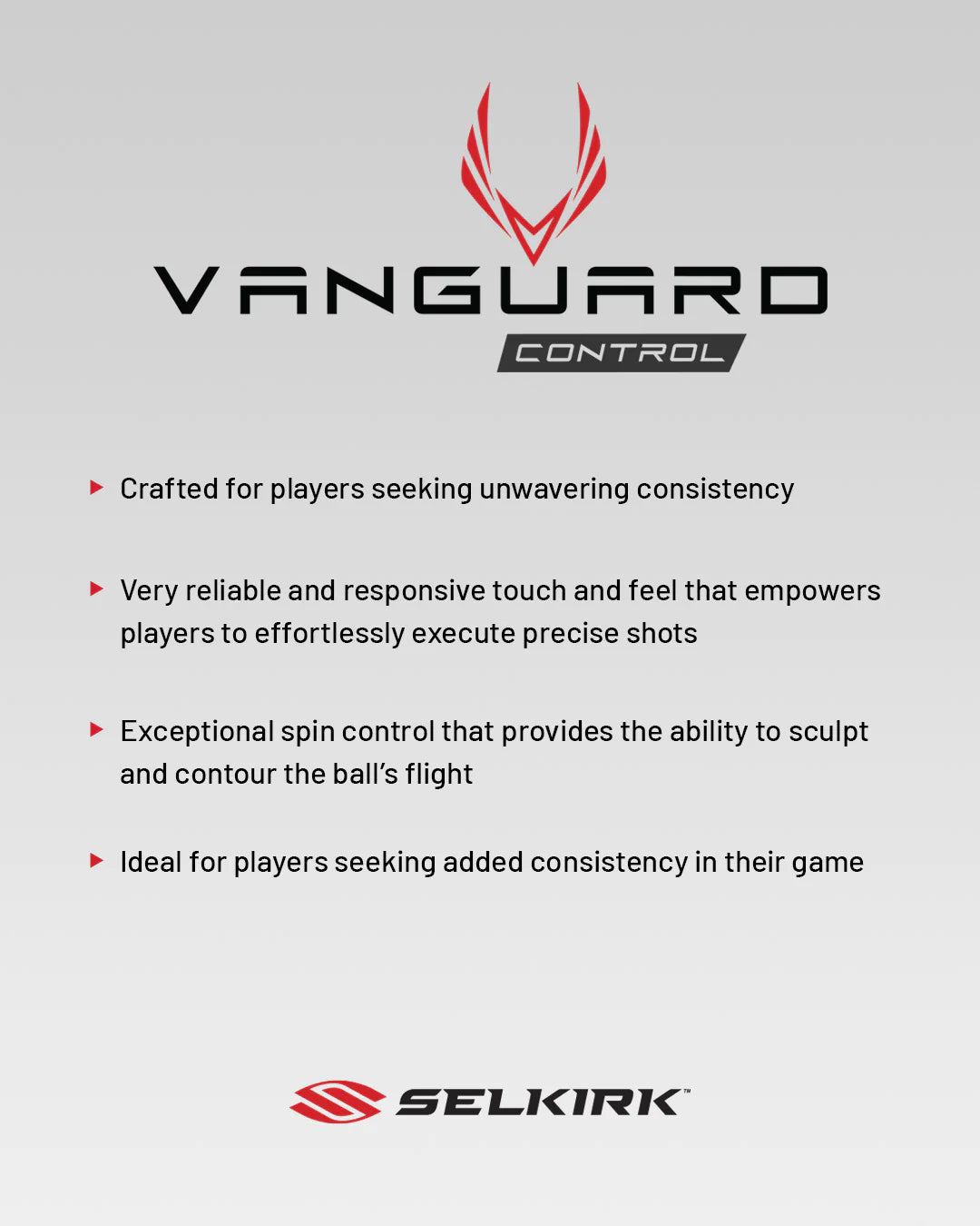 Selkirk Vanguard Control S2 Pickleball Paddle