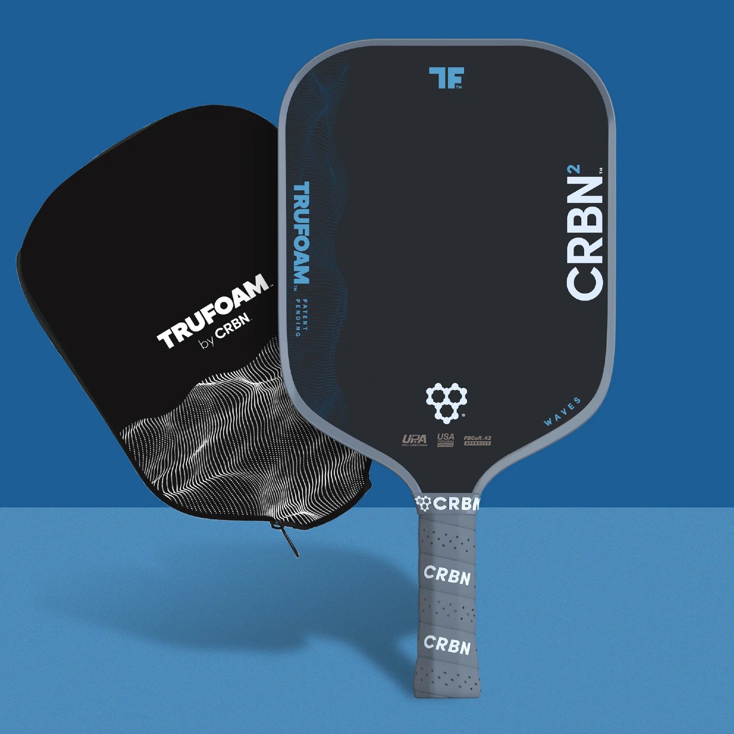 CRBN² TruFoam Waves (Square) Pickleball Paddle