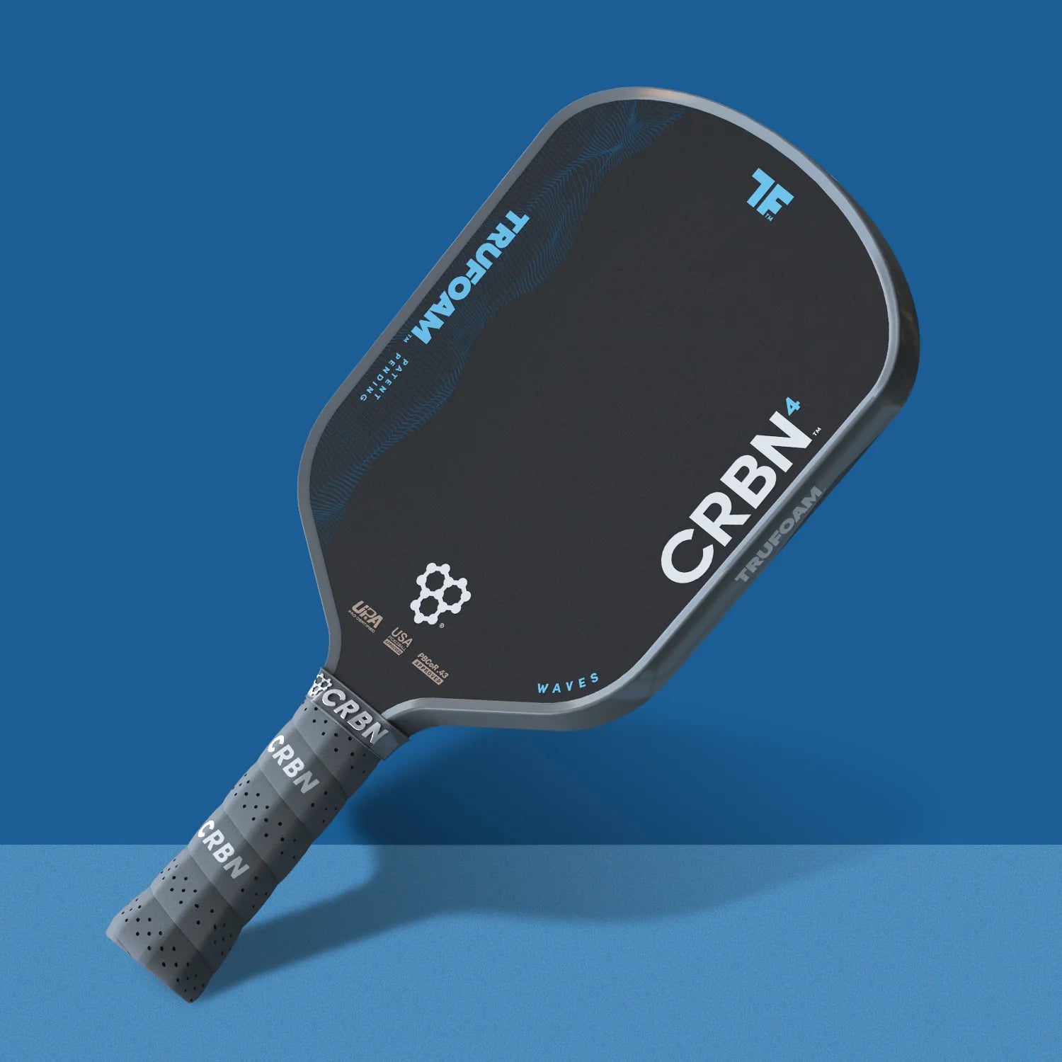 CRBN⁴ TruFoam Waves (Hybrid, AeroCurve) Pickleball Paddle