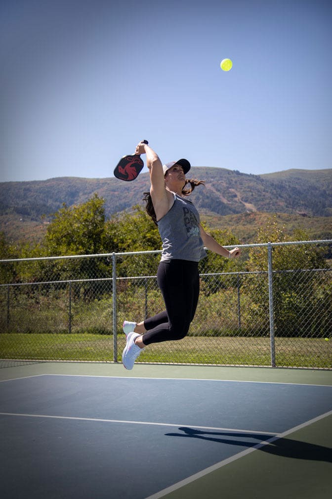 White & Pink Drop 1.0 Pickleball Shoes