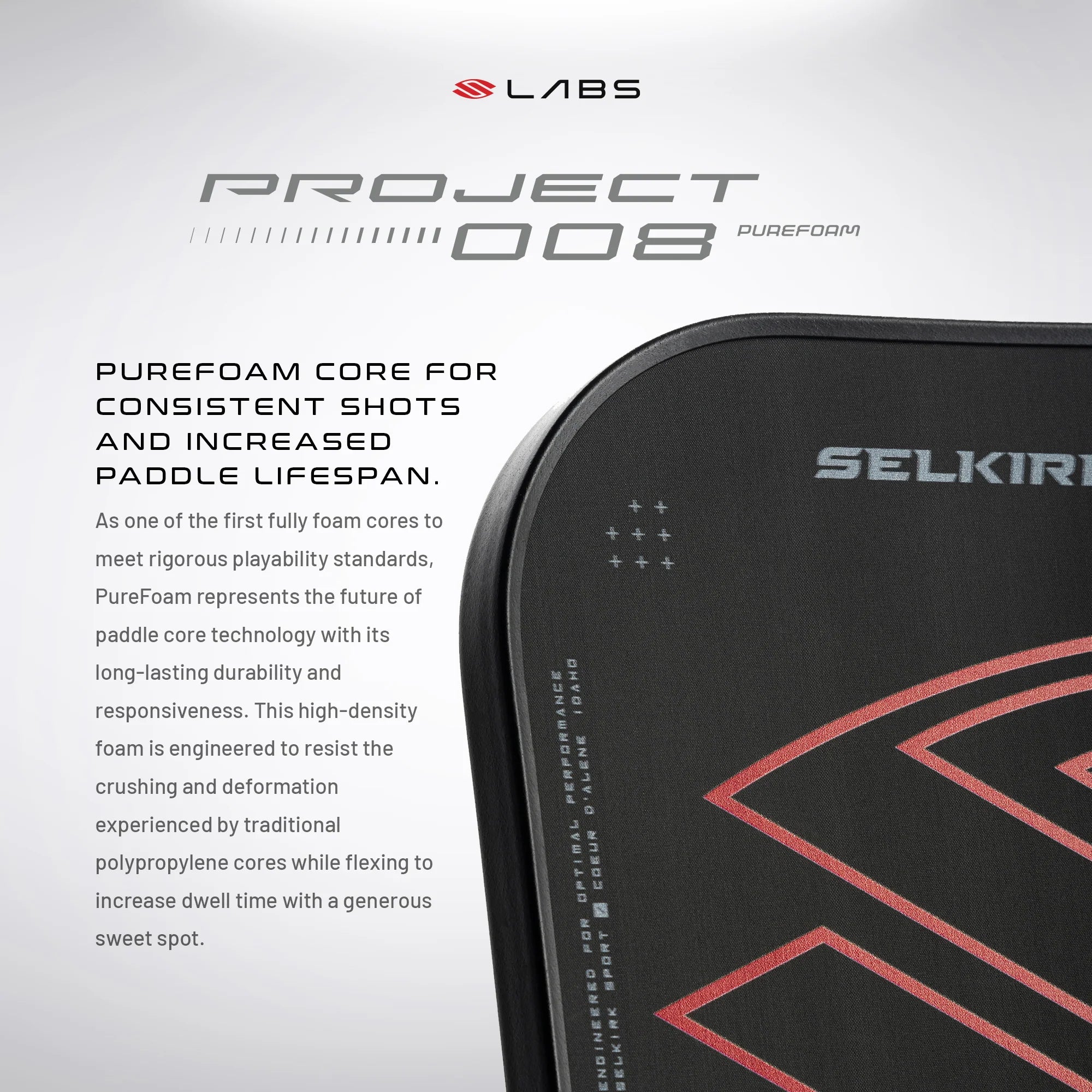 Selkirk LABS Project 008 13mm Pickleball Paddle