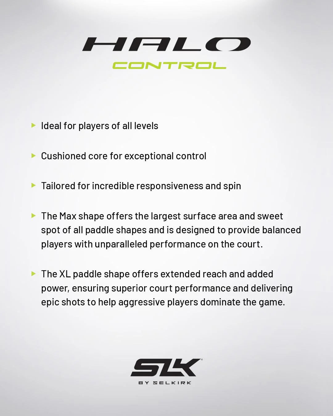 Selkirk SLK HALO CONTROL MAX Pickleball Paddle