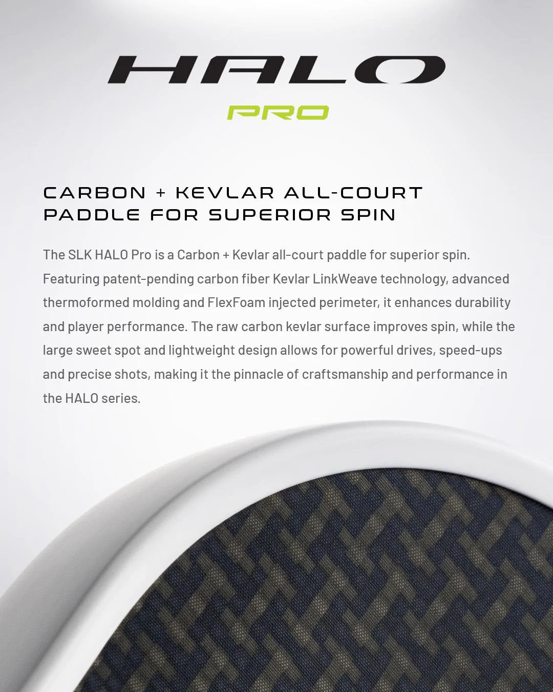 Selkirk SLK HALO Pro XL Pickleball Paddle