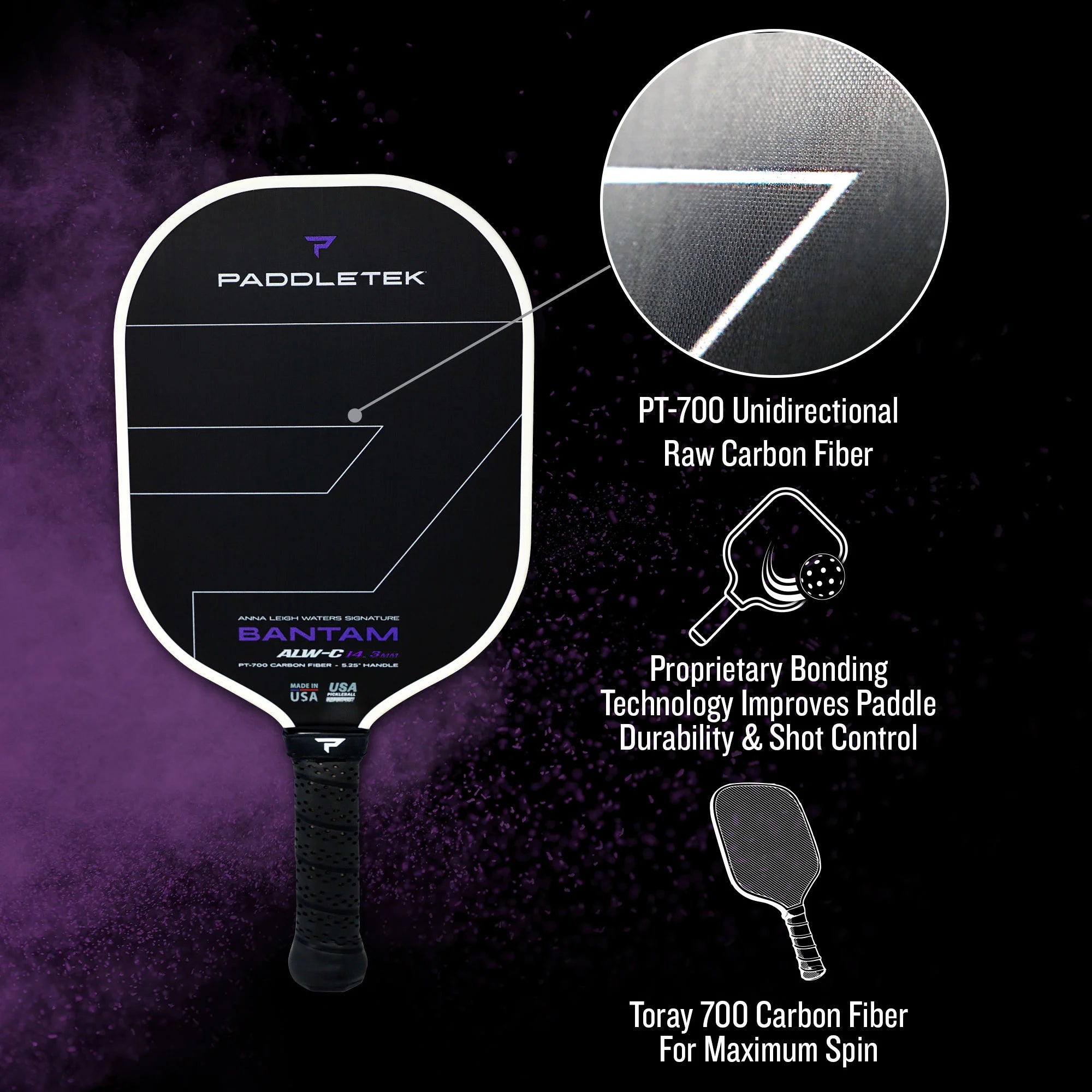 Paddletek Bantam ALW-C 14.3 Pickleball Paddle