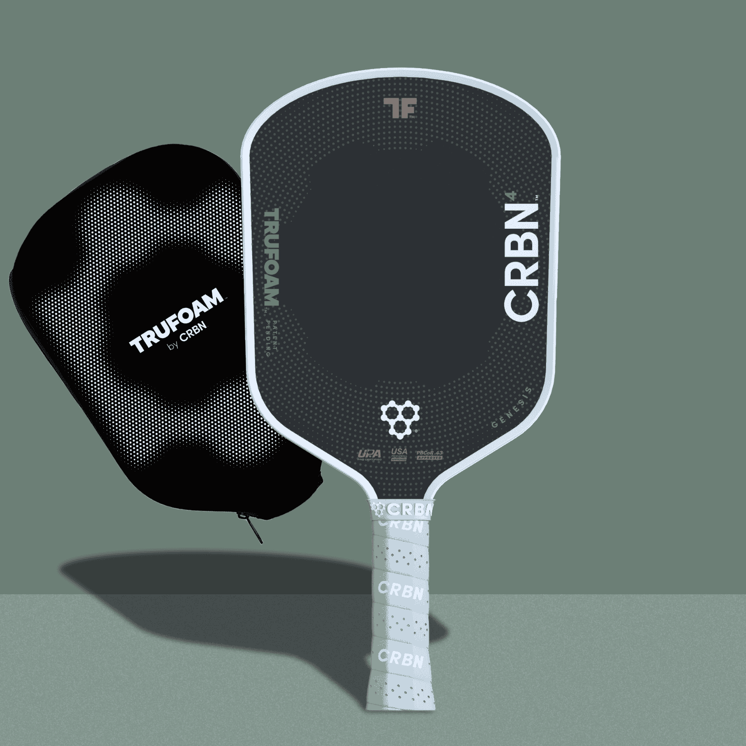 CRBN⁴ TruFoam Genesis (Hybrid, Aerocurve) Pickleball Paddle
