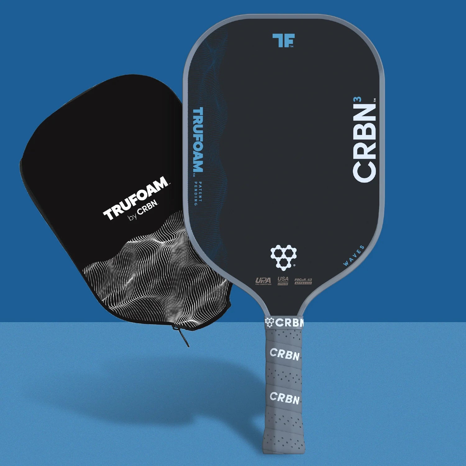 CRBN³ TruFoam Waves (Elongated) Pickleball Paddle