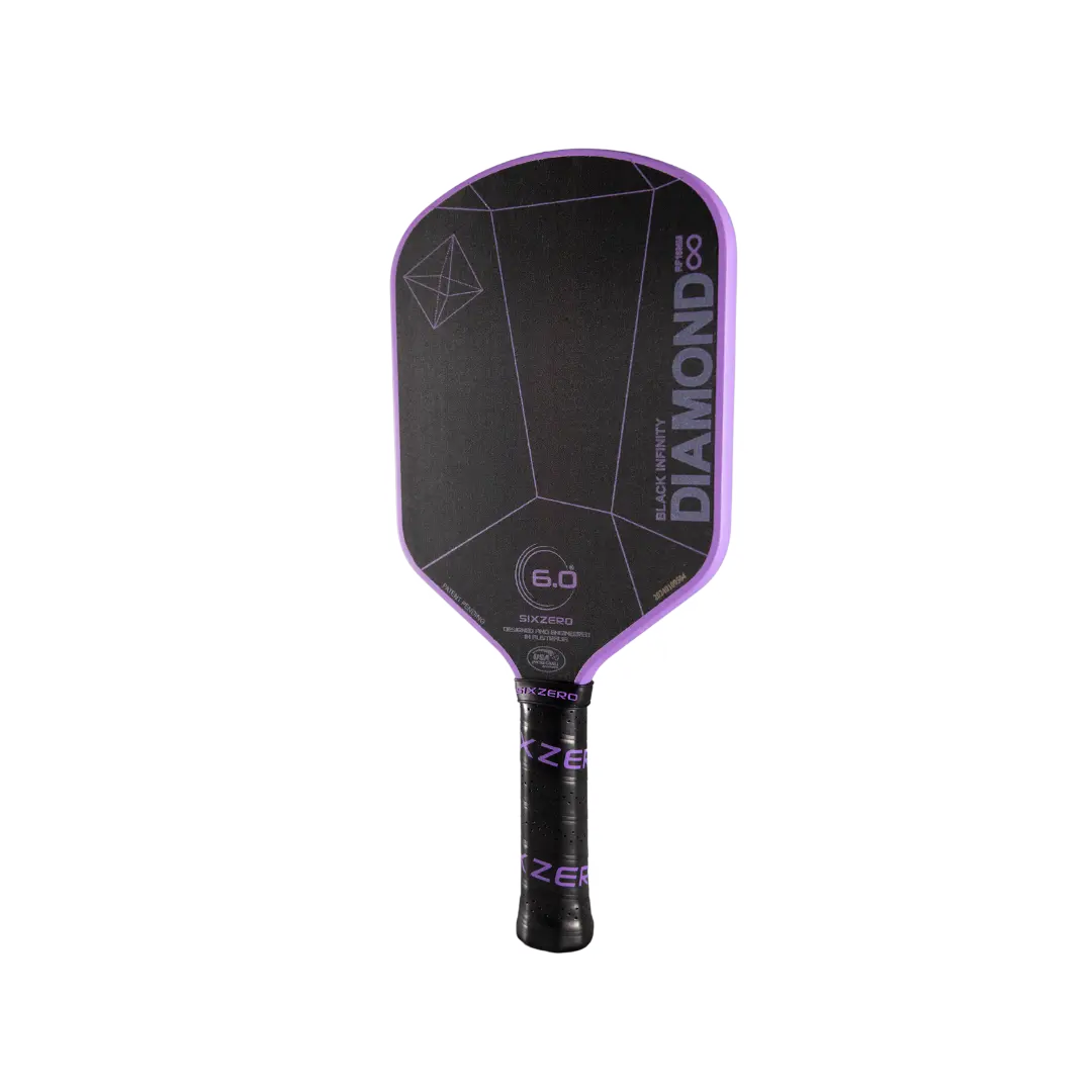 Six Zero Infinity Edgeless Black Diamond Pickleball Paddle