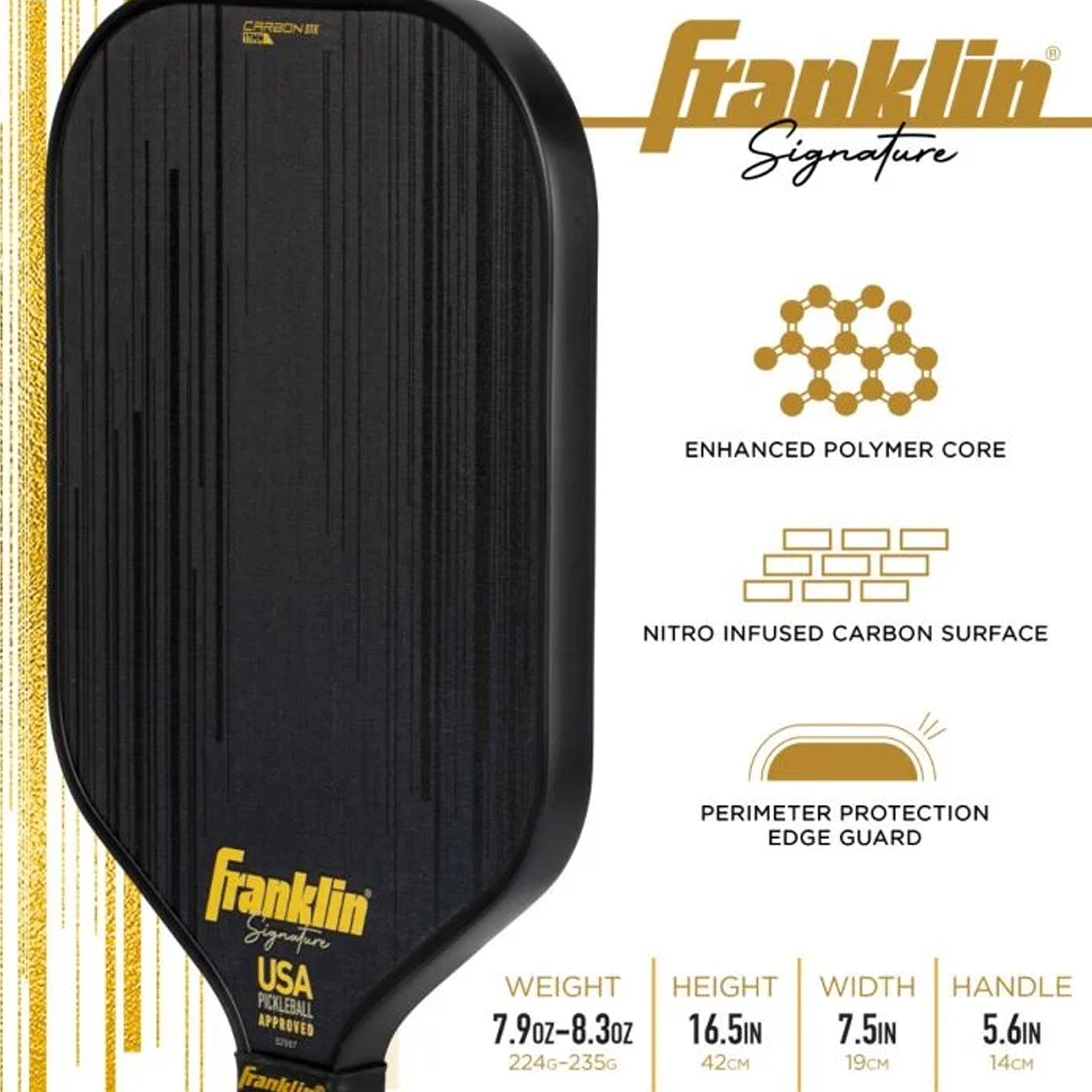 Franklin Carbon STK Pickleball Paddle
